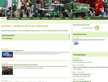 Tablet Screenshot of agrarmesse.de